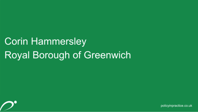 Colin Hammersley Royal Borough of Greenwhich Slide