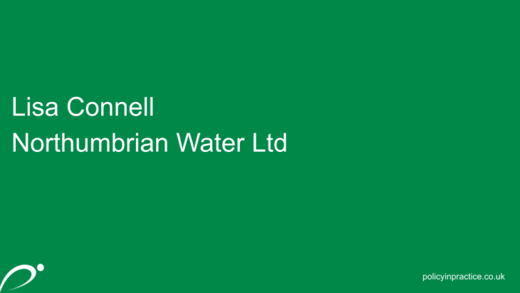 Lisa Connell Northumbrian Water LTD