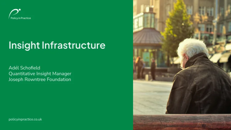 Insight Infrastructure Man On Bench Slide